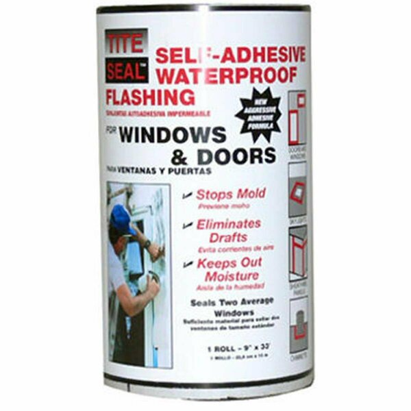 Cofair Products TS933 9 in. x 33 ft. Self-Adhesive Waterproof Flashing For Windows & Doors CO569097